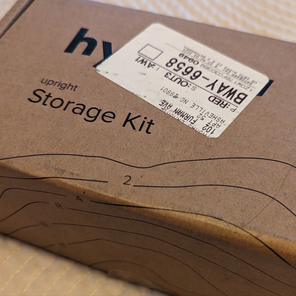 Hydrow Pro Rowing Machine Upright Storage Kit (new)